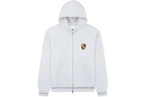 Aime Leon Dore x Porsche Grey Full Zip Hoodie