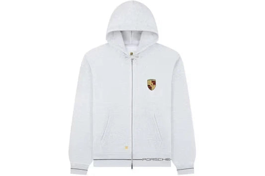 Aime Leon Dore x Porsche Grey Full Zip Hoodie
