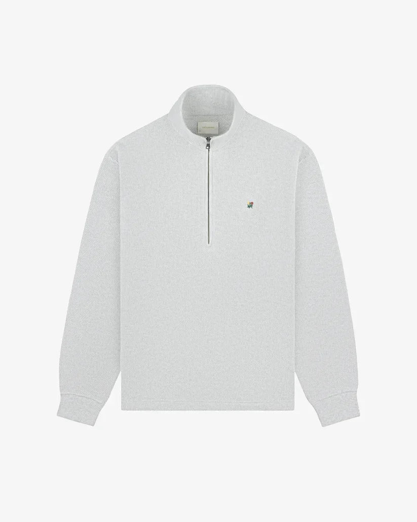 Aime Leon Dore Crest Piqué Half-Zip Pullover