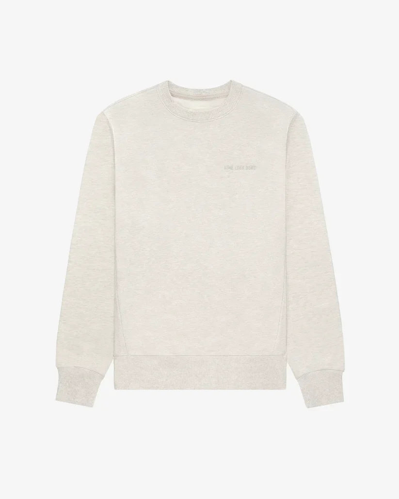 Aime Leon Dore Tonal Logo Crewneck Sweatshirt Oatmeal