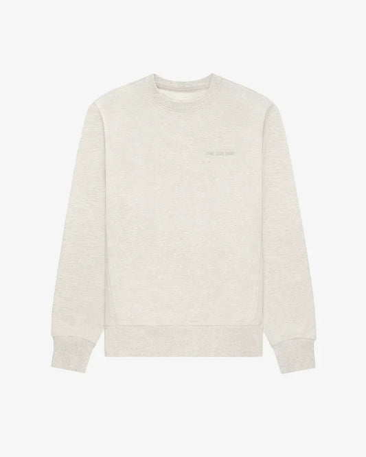 Aime Leon Dore Tonal Logo Crewneck Sweatshirt Oatmeal