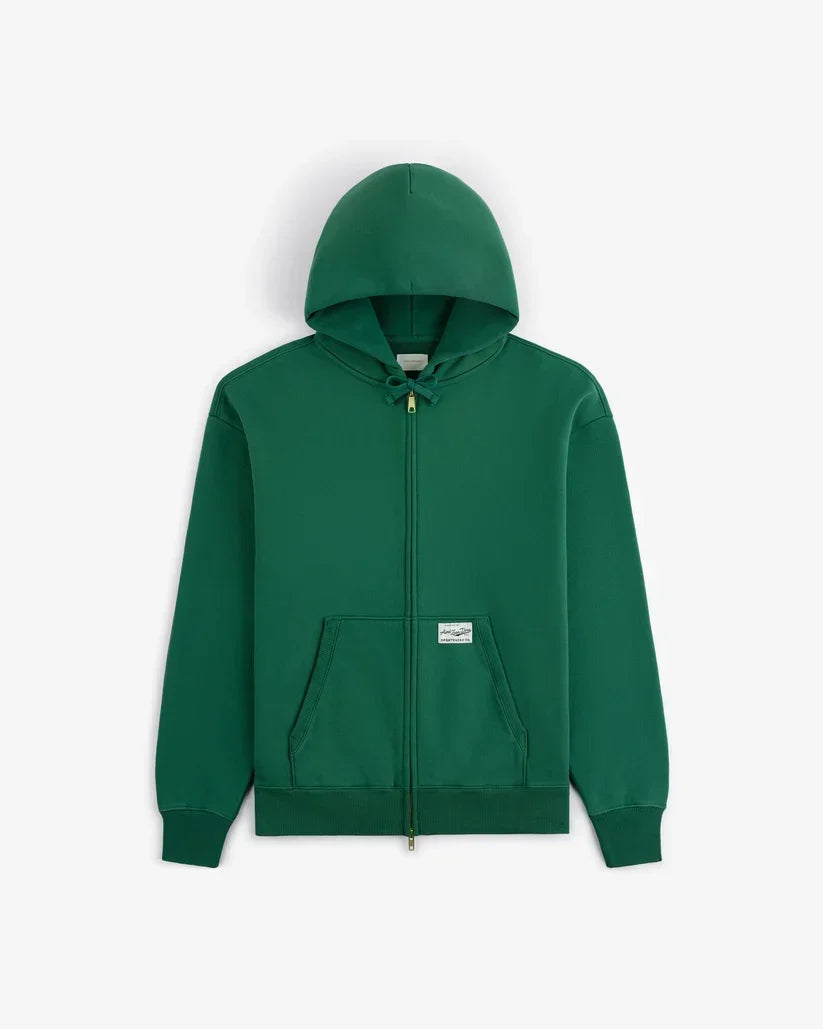Aime Leon Dore Sun Faded Full-Zip Hoodie Green