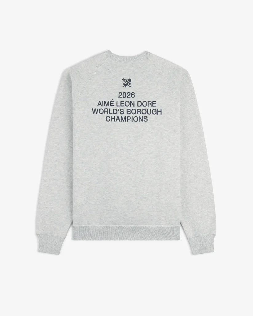 ALD / Technics World Champions Crewneck Silver