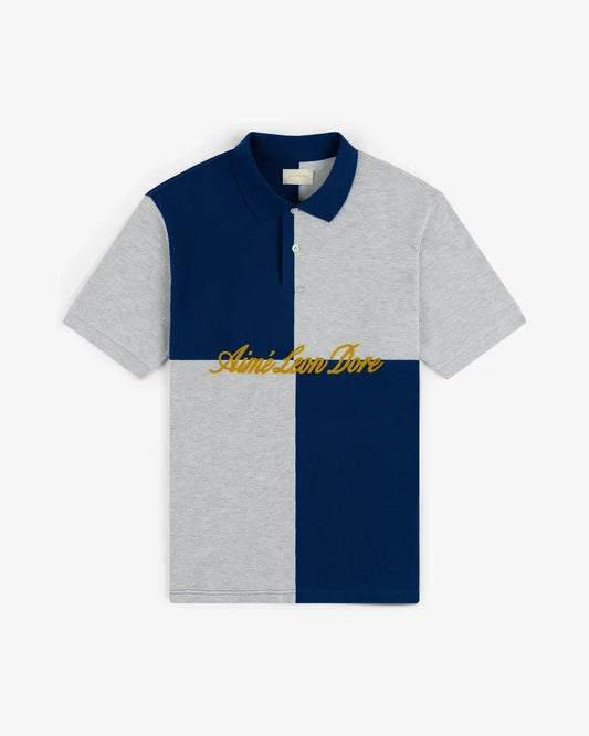Aime Leon DoreColor Blocked Pique Polo