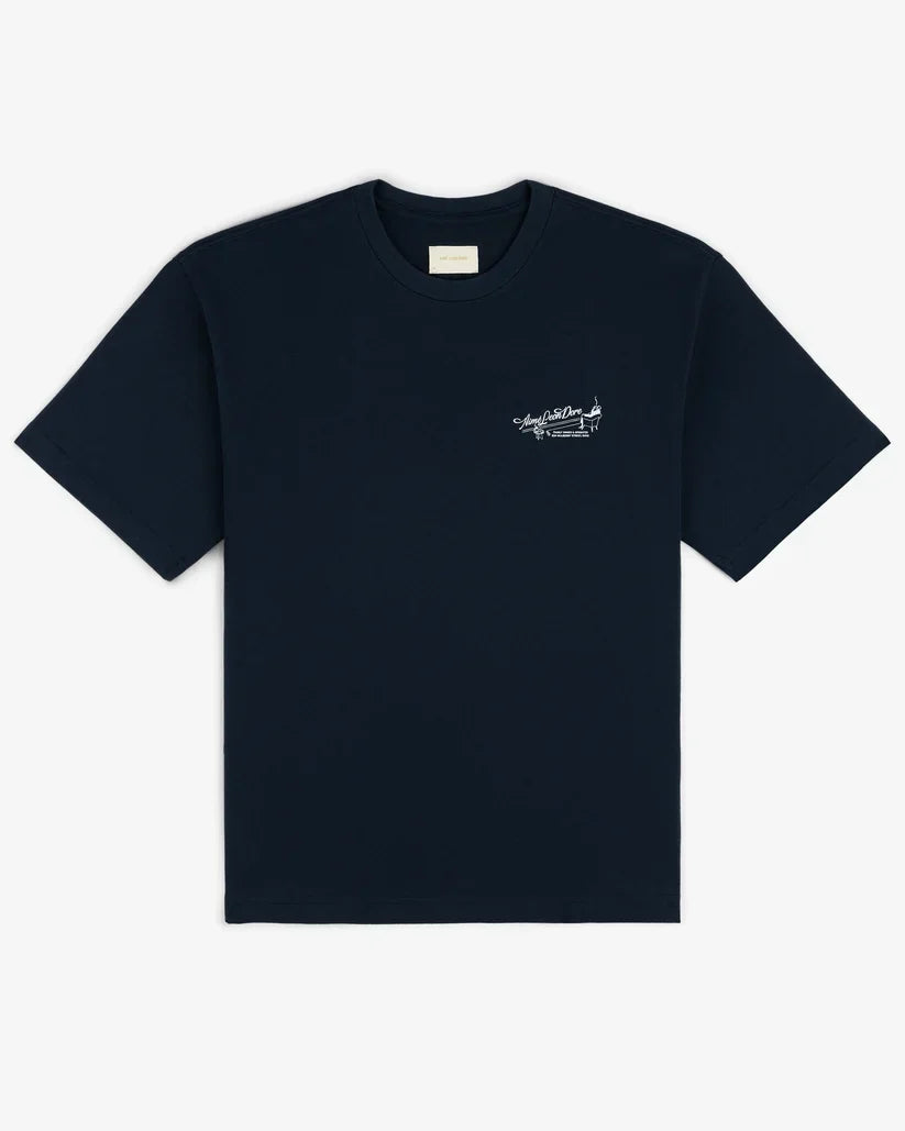 Aime Leon Dore Pappoús Logo Tee Navy