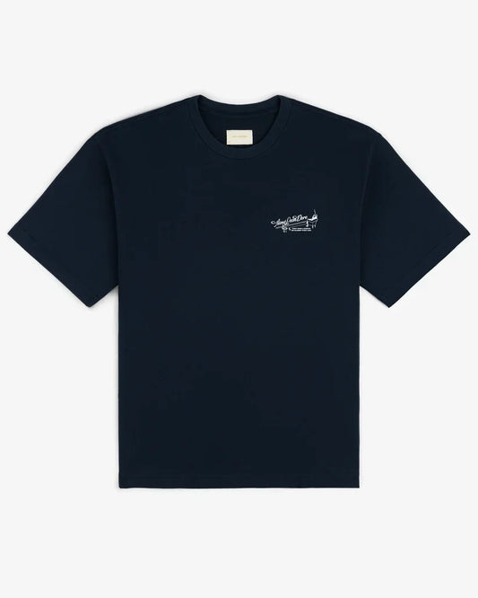 Aime Leon Dore Pappoús Logo Tee Navy