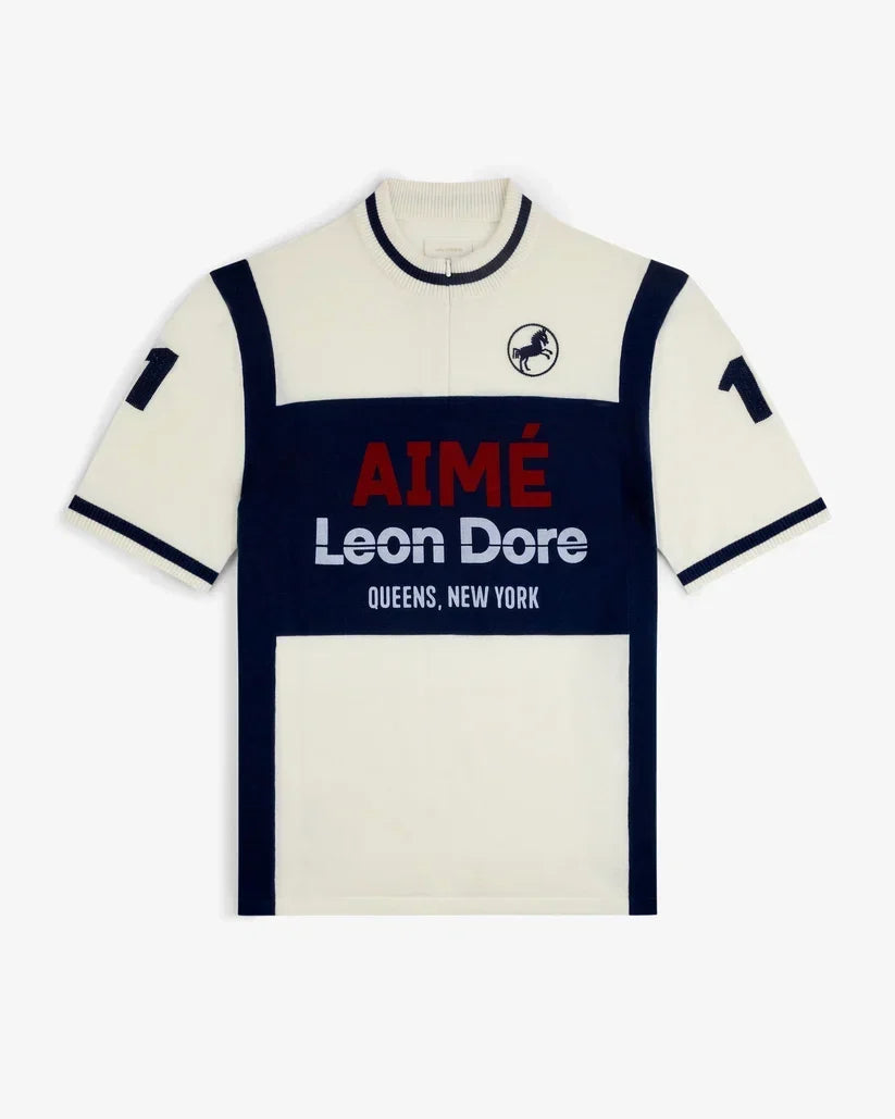 Aime Leon Dore Merino Wool Cycling Jersey Pristine