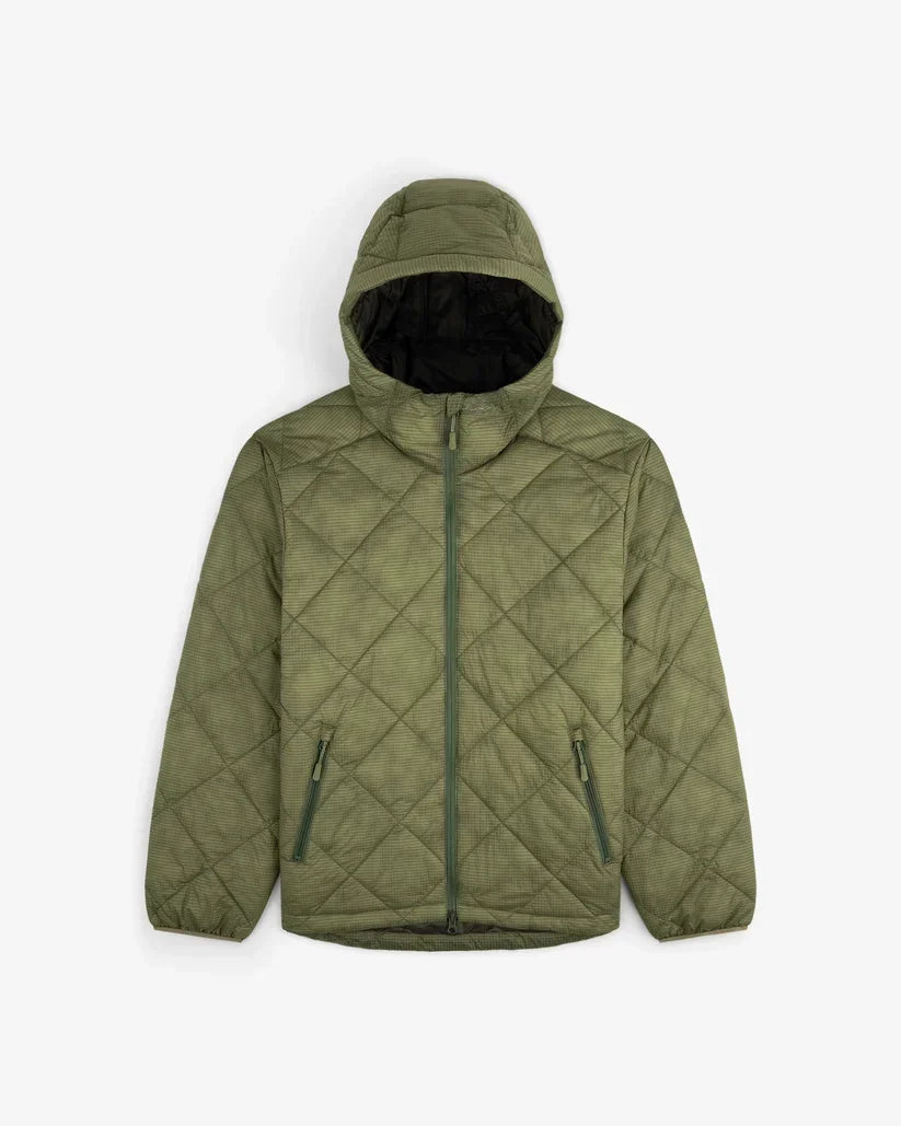 Aime Leon Dore Nylon Quilted Unisphere Jacket Sage