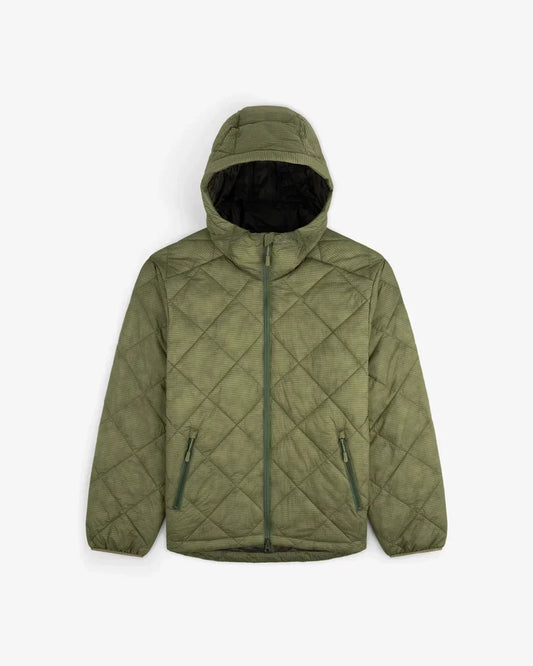 Aime Leon Dore Nylon Quilted Unisphere Jacket Sage