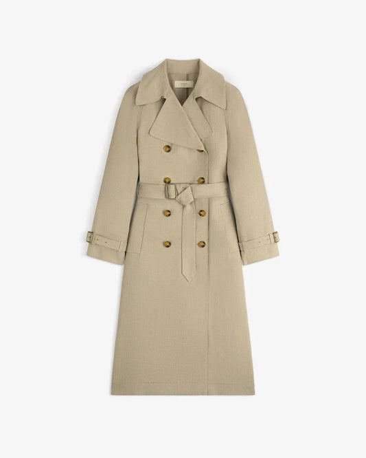 Aime Leon Dore Linen Trench Coat Women's