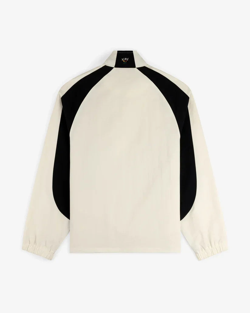 Aime Leon Dore Crest Nylon Half-Zip Pullover Coconut Milk