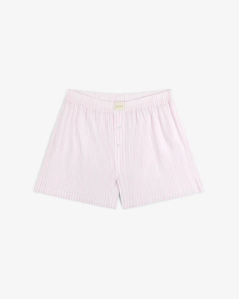 Aime Leon Dore Striped Boxer Short Pink Women's